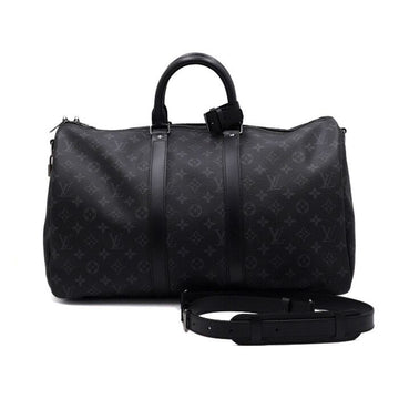 LOUIS VUITTON M40569 Monogram Eclipse Keepall 45 Bandoulière 158543281 [P]
