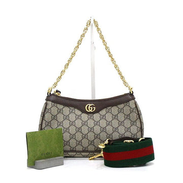 Gucci Supreme GG Ophidia Small Shoulder Bag with Gold Chain 735132 158543286 [P]