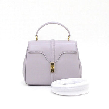 Celine Light Lilac Calfskin Mini 16 Top Handle Tote Bag and Shoulder Bag Crossbody 197983BEY 158543304 [P]