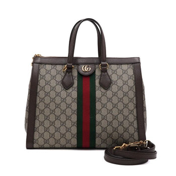 Gucci Ophidia GG Canvas Medium Tote Bag and Shoulder Bag 524537 158543320 [P]