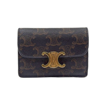 Celine Triomphe Flap Card Holder 61925033 139104457 [P]