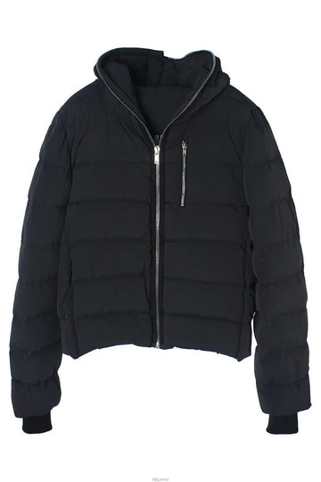 Rick Owens GIMP Goose Down Jacket Black Matte Nylon RU02E1722 MTD1 09 147377899 [P]