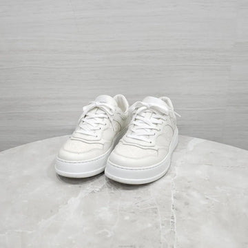 GUCCI Weiße geprägte Leder-Sneaker 669582 158545753 [P]