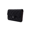 CHANEL Black Caviar Leather Silver CC Logo Flap Classic Women's Wallet AP0232 158545827 [P]
