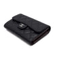 CHANEL Black Caviar Leather Silver CC Logo Flap Classic Women's Wallet AP0232 158545827 [P]