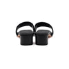 DIOR KCO112EZD Mules mit schwarzem Dwey Heel für Frauen, weißen Stickereien, Modellnummer aa65963 158545900 [P]