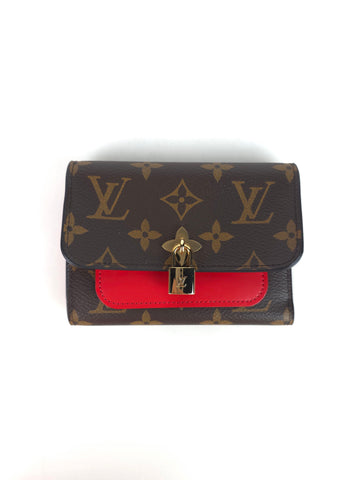 Louis Vuitton Monogram Flower Compact 3-Fold Wallet 14835 158545962 [P]