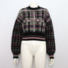 CHANEL Cashmere-Woll-Mischung Mehrfarben Tweed Damen Strickpullover A66254 158545966 [P]