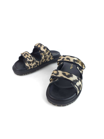 Dior Leopard Printed Technical Sandals 14834 158545987 [P]