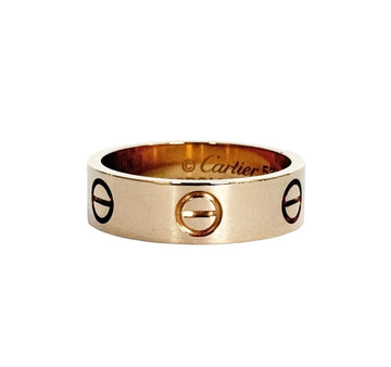 CARTIER ラブ リング バンド クラシック ローズゴールド 9ROD57K9 156178549 [P]