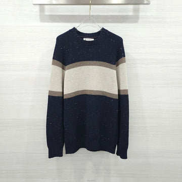 BRUNELLO CUCINELLI Rundstrickpullover mit Streifen 158560656 [P]