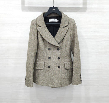 DIOR グレーゴールドダブルジャケット 157145474 [P]