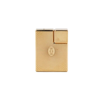 CARTIER Sonnenschein Motive Doppelte C Logo Quadrat Feuerzeug aa66104 158574556 [P]