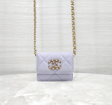 CHANEL フラップミニカード財布チェーンクロスバッグ 31番台 AP1787 157148503 [P]