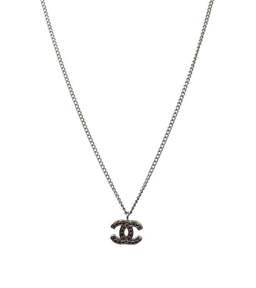CHANEL チョコバー CC シルバー ネックレス 65011 158585708 [P]