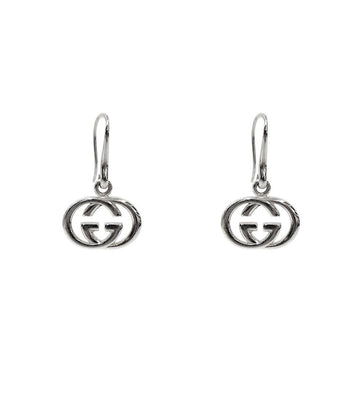 GUCCI Interlocking G Silber Ohrringe 62264 158585814 [P]