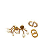 Dior Petite Pearl Earrings 64769 158585850 [P]