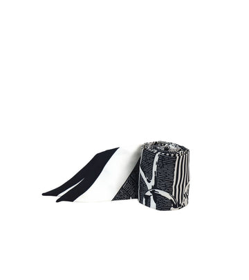 HERMES Schwarzer Seidenschal 65809 158585872 [P]