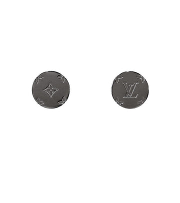 LOUIS VUITTON Monogram Silber Manschettenlinks 63397 158585902 [P]