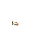BULGARI Grüner Jade Pavé-Dia Flip Ring Größe 56 63550 158585903 [P]