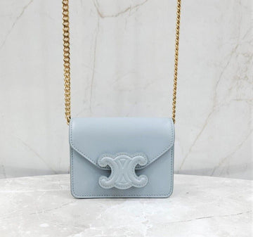 CELINE Quir Triope Kartenhalter Mini Chainbag 10J743DPV 142809943 [P]