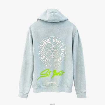 CHROME HEARTS Kapuzenshirt in Hellblau ETOL4VBH 158589065 [P]