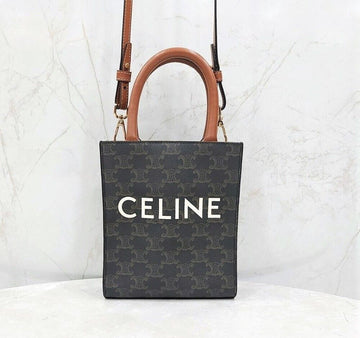 CELINE ヴァーティカル カバス バッグ ミニ 194372BZK 143129709 [P]