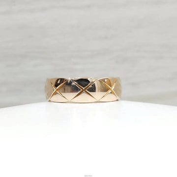 CHANEL Coco Crush Ring 18K Yellow Gold Size 59 J10571 158590421 [P]