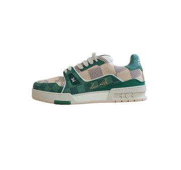 LOUIS VUITTON Trainer Damier Leder Grün LOA072513 151516785 [P]