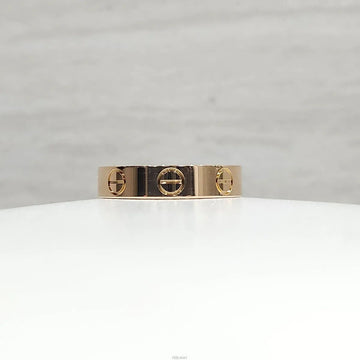 Cartier 18k Love Band Ring Small Size 46 18K Pink Gold 158590461 [P]