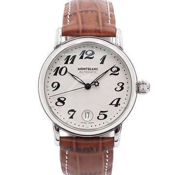 MONTBLANC 7042 Meisterstück Star Steel Automatic 36MM Uhr für Herren und Damen 158592401 [P]