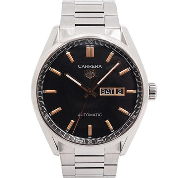 TAG HEUER Carrera Day-Date mit schwarzem Zifferblatt und goldenen Zeigern 41MM Automatik Herren Uhr 2013 158592410 [P]