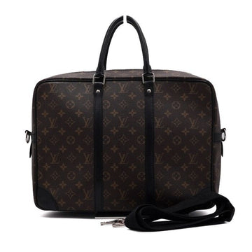 Louis Vuitton Monogram Document Voyager Men's Tote Bag Crossbody 40224 158592777 [P]