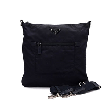PRADA Dreieckiges Logo Navy Tessuto Nylon Unisex Crossbody Bag BT0715 158592780 [P]