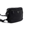Prada Black Vitello Leather Triangle Logo Messenger Bag Shoulder Bag Crossbody Bag 2VH094 158592783 [P]