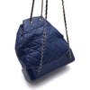 CHANEL ダークブルーのカーフスキンガブリエルミディアム女性用バックパック A94502 158592791 [P]