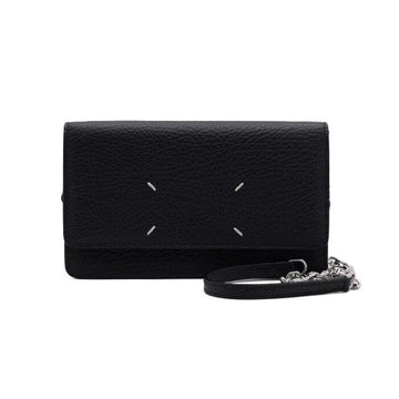 Maison Margiela Black Stitch WOC Silver Chain Crossbody Bag AA66227 158592806 [P]