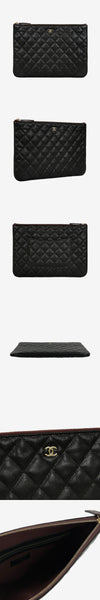 CHANEL Classic Clutch Caviar Black AFD033243N 158596361 [P]