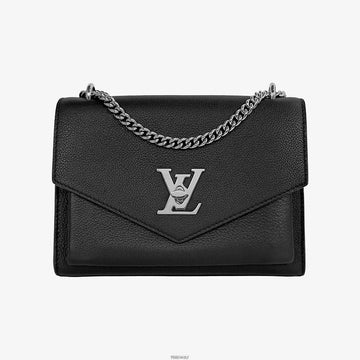 Louis Vuitton My Lockme BB Chain Bag Black M53196 158596393 [P]