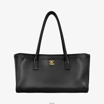 CHANEL Small Shopping Bag Calfskin Surf Bag Black AS6243 158597380 [P]
