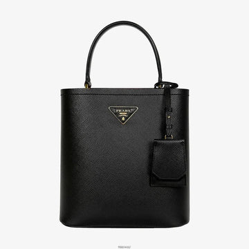 Prada Pannier Medium Tote Bag Black FXC3JN72 158597385 [P]