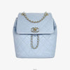 CHANEL Light Blue 19 Chain Backpack Lambskin VVNCIQIX 158597405 [P]