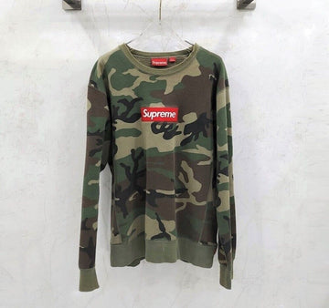Supreme Box Logo Camo Crewneck Sweatshirt 150314546 [P]