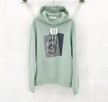 HERMES Hoodie mit Lederdetails 154072366 [P]