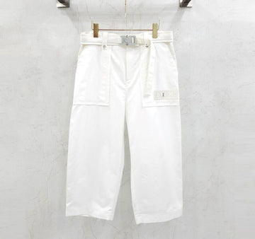 DIOR x X Sacai limitierte CD Buckle Cropped Pants 213C122B4451 139600657 [P]