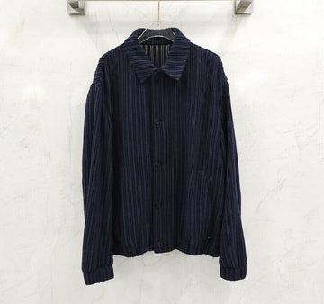 SOLID HOMME ネイビー オーバーシルエット ウーブン ジャケット 127056553 [P]