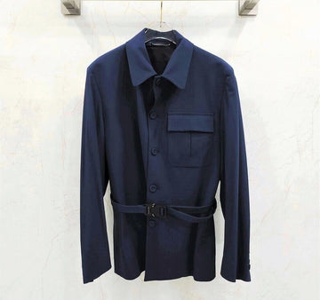Dior Belted Jacket with CD Buckle 154224709 [P]