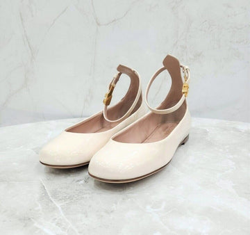 VALENTINO ガラバーニ エナメル フラット シューズ 146224452 [P]