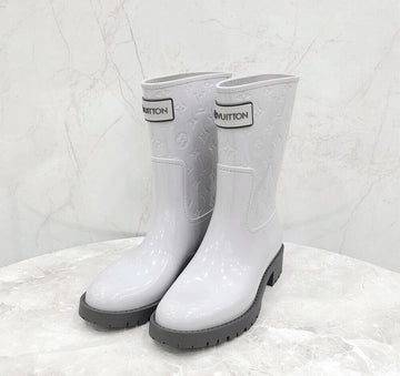 LOUIS VUITTON Drops Flache Halbstiefel 1AD1RZ 150397294 [P]