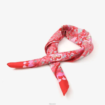 LOUIS VUITTON Blumen Rot Pink Schal 9553461414 158610229 [P]